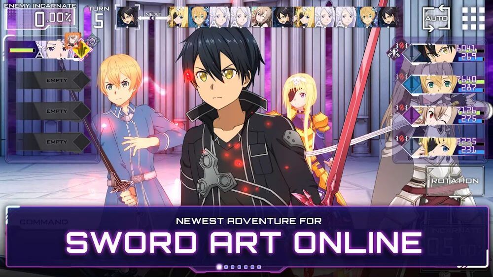 SAO Unleash Blading v3.7.0 MOD APK (God Mode, Damage)