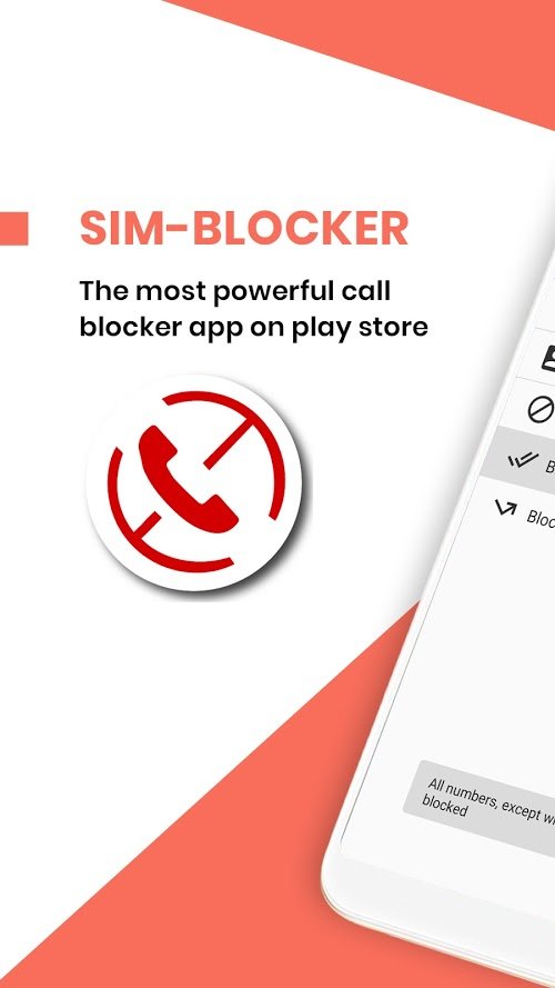 SIM-Blocker & Call-Blocker v2.6.0 APK + MOD (Premium Unlocked) Download