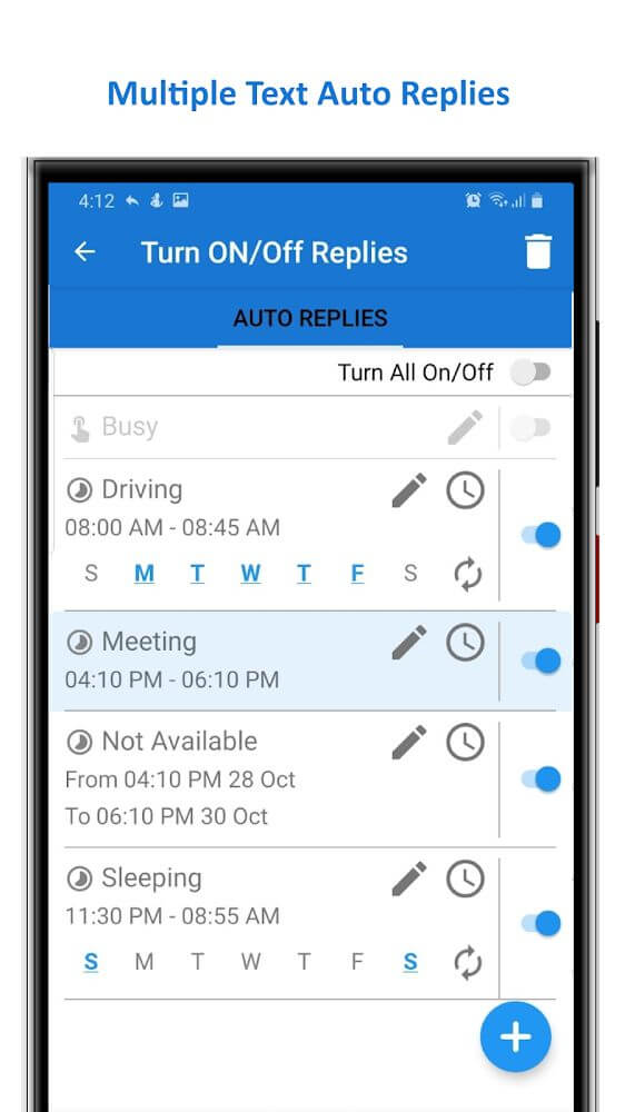 SMS Auto Reply v8.6.5 APK (Paid)