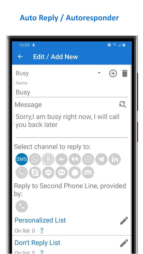 SMS Auto Reply v8.6.5 APK (Paid)