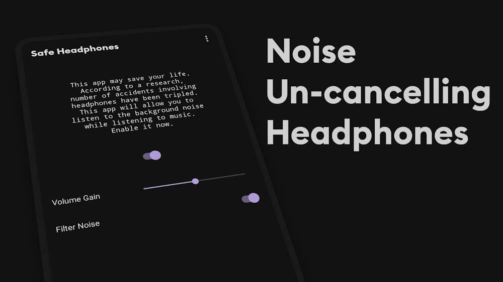 Safe Headphones v4.1.3 MOD APK (Premium Unlocked)