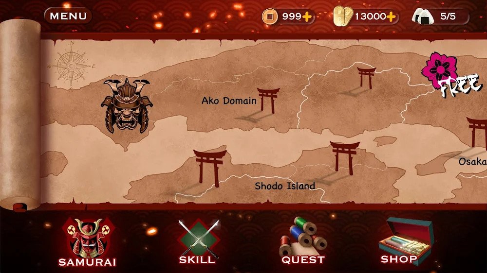 Samurai: Action Fight Assassin v1.0.89 MOD APK (One Hit/God Mode)