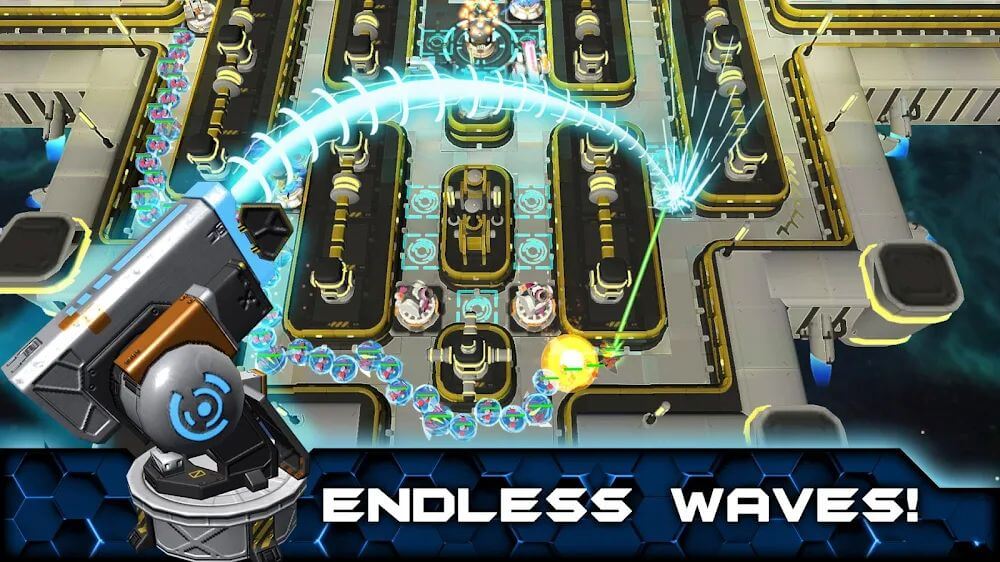 Sci-Fi Tower Defense Module TD v2.13 MOD APK (Unlimited Tower)