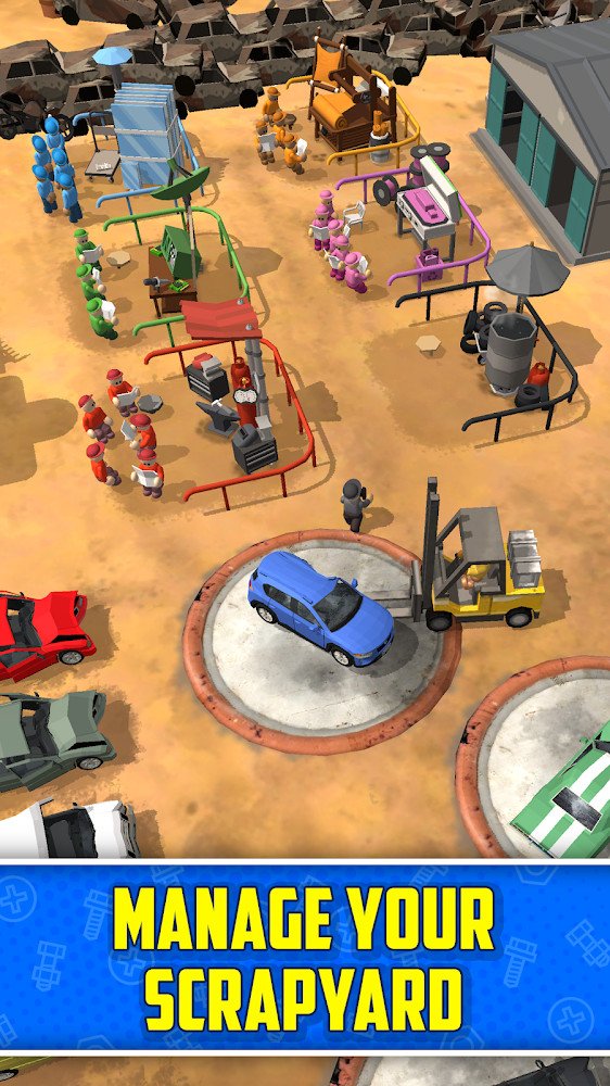 Scrapyard Tycoon Idle Game v1.18.0 MOD APK (Unlimited Money/Stars)