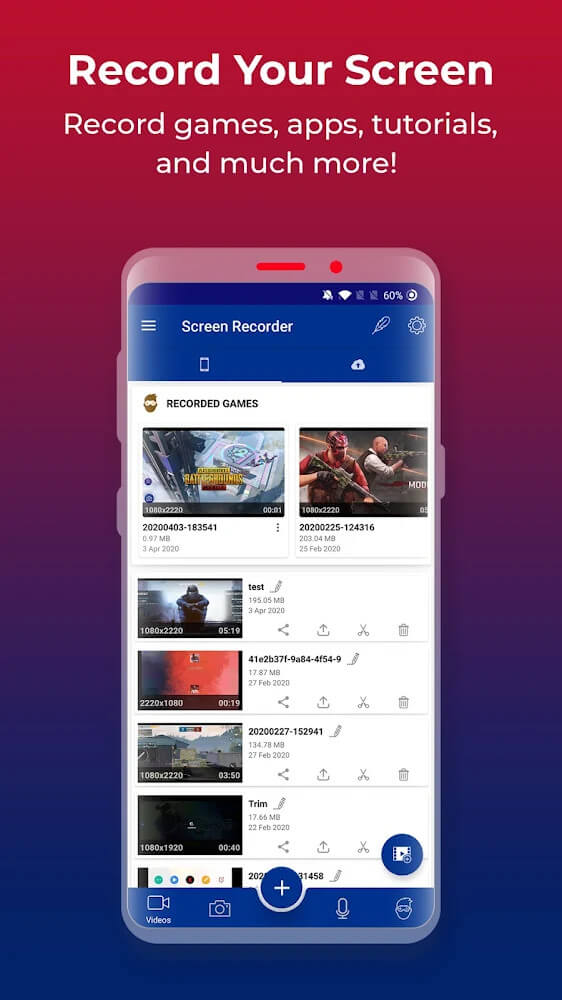 Screen Recorder v10.1.1.63 APK + MOD (Premium Unlocked)