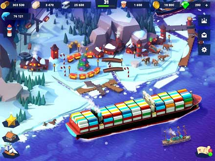 Sea Port: Build Town & Ship Cargo 1.0.217 (Full) Apk Android