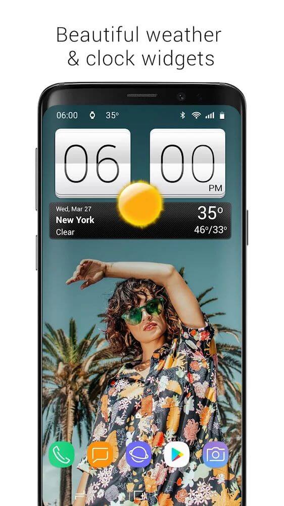 Sense V2 Flip Clock & Weather v7.06.1 MOD APK (Premium Unlocked)