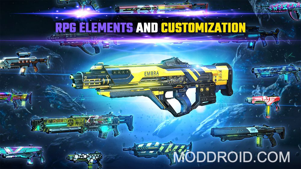 Shadowgun Legends v1.1.7 MOD APK + OBB (Mega Menu)