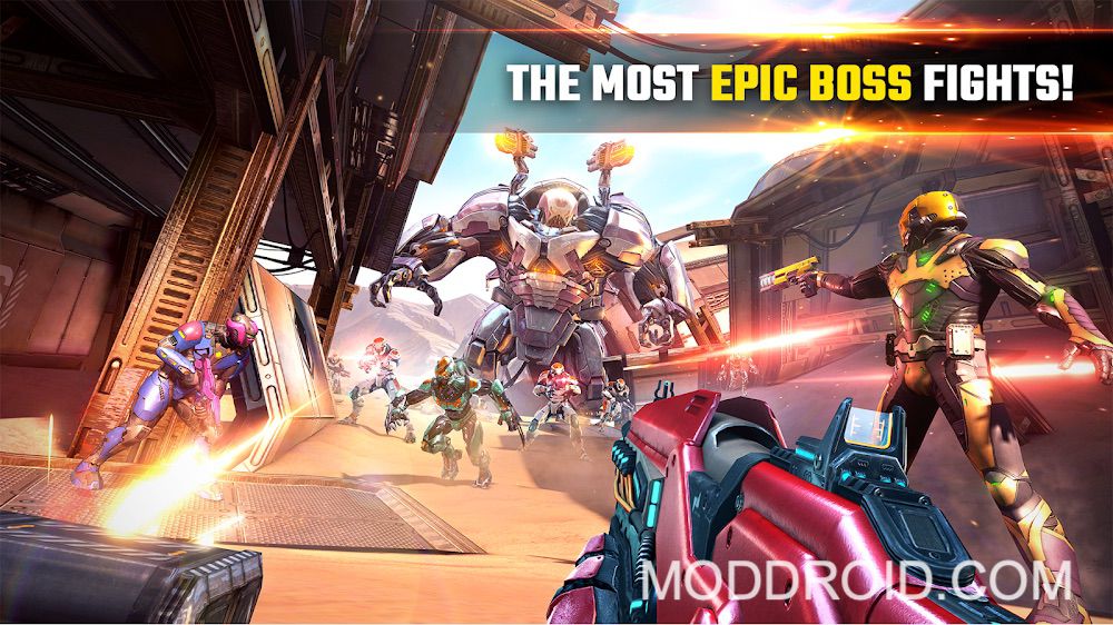 Shadowgun Legends v1.1.7 MOD APK + OBB (Mega Menu)