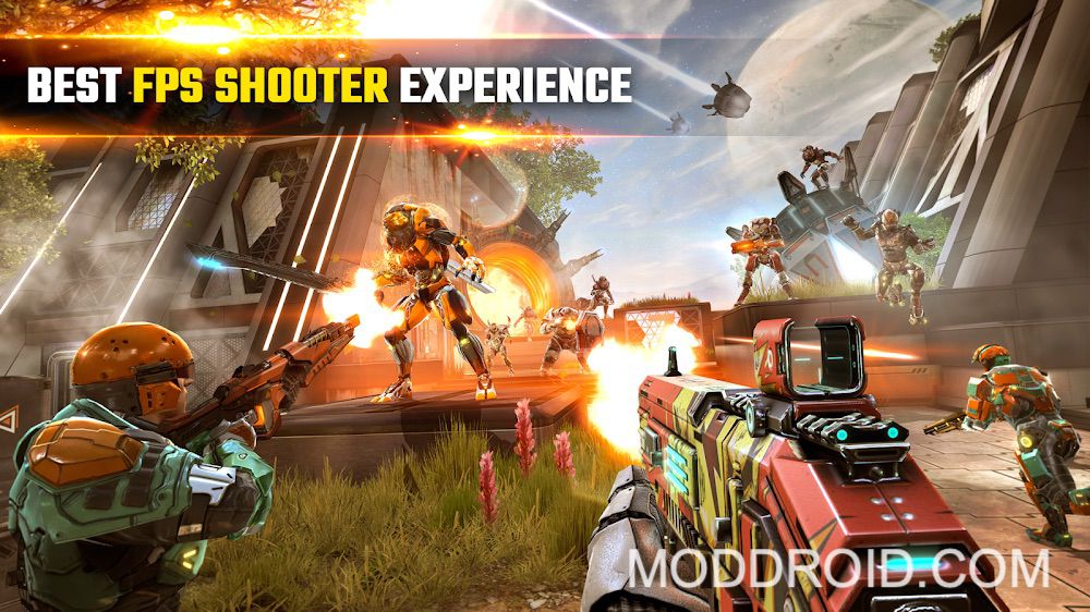 Shadowgun Legends v1.1.7 MOD APK + OBB (Mega Menu)