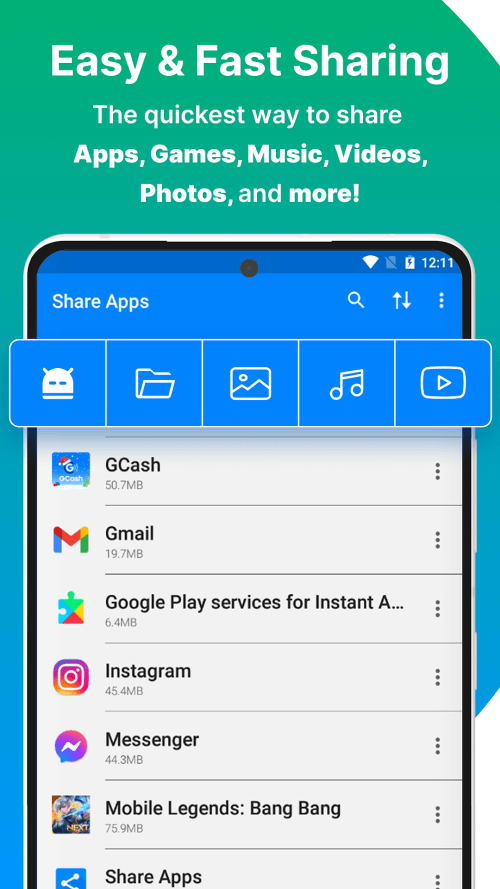 Share Apps v1.6.2 MOD APK (Premium Unlocked)