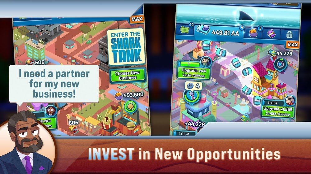 Shark Tank Tycoon v1.37 MOD APK (Unlimited All)