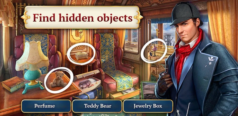 Sherlock: Mystery Hidden Objects & Match-3 v1.13.1300 MOD APK (Unlimited Money)