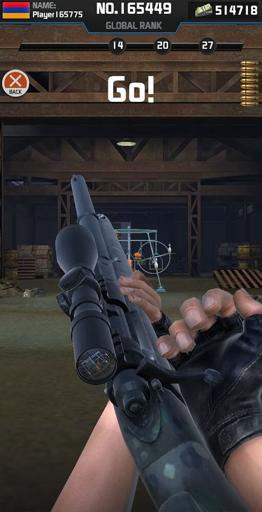 Shooting Sniper: Target Range v4.9 MOD APK (Unlimited Money)