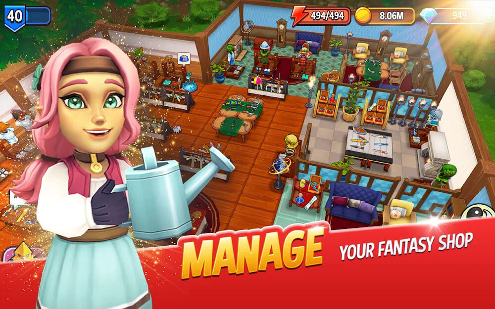 Shop Titans v14.0.0 MOD APK (Unlimited Money)