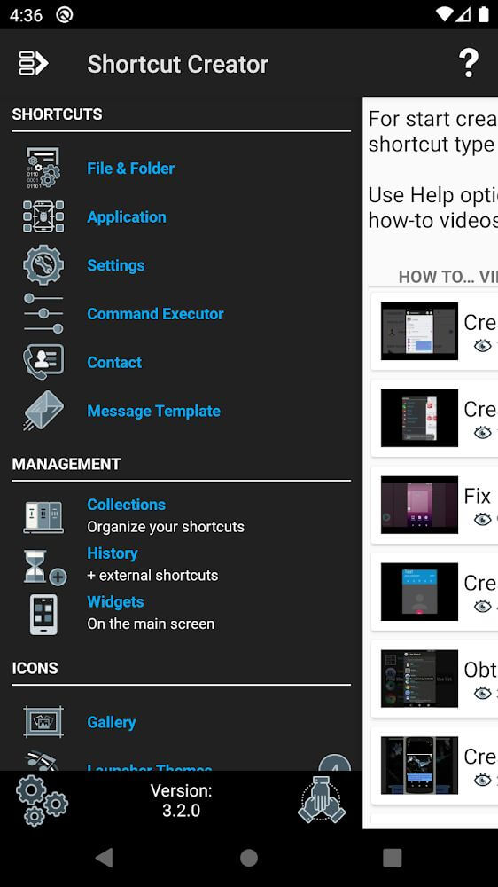 Shortcut Creator v3.2.4 MOD APK (Pro Unlocked)