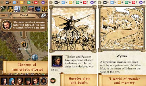 Silmaris – strategic boardgame and text adventures 1.6 (Full) Apk Android