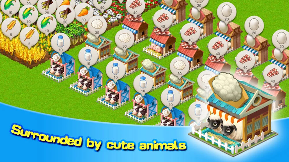 Sim Farm - Build Township v1.1.3 MOD APK (Unlimited Materials, Free Speed Up)