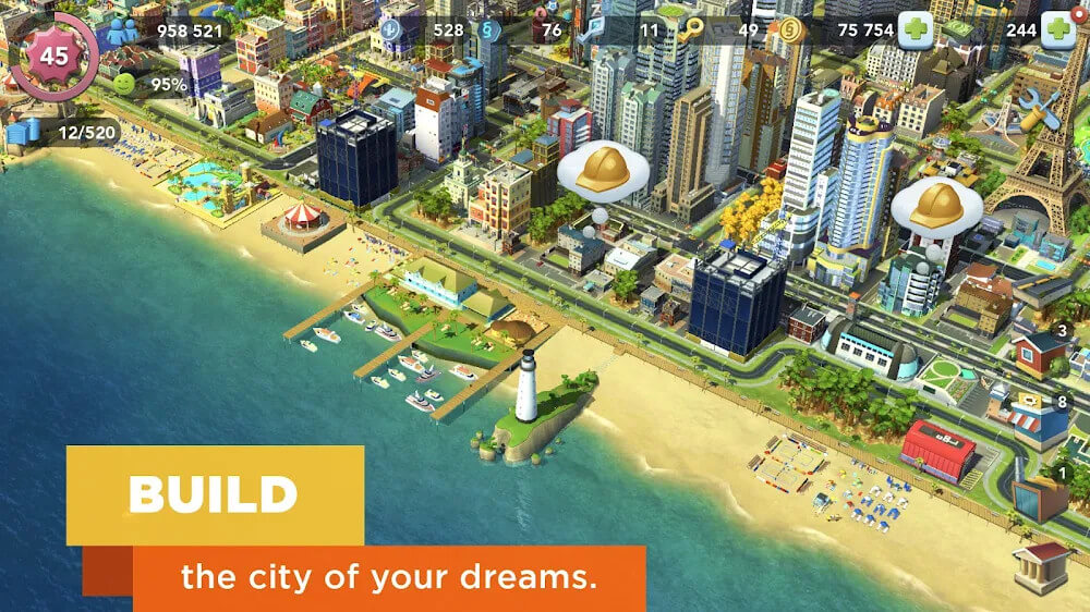 SimCity BuildIt v1.56.2.127338 MOD APK (Unlimited Money)