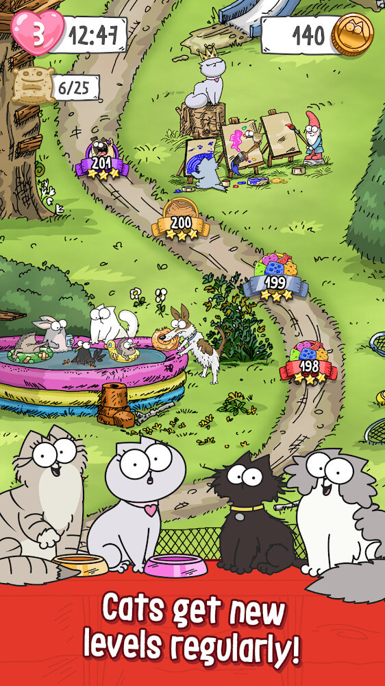 Simon’s Cat Crunch Time v1.70.0 MOD APK (Unlimited Lives, Money, VIP)