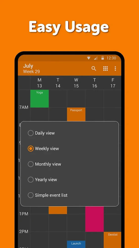 Simple Calendar Pro v6.23.0 APK + MOD (Many Feature)