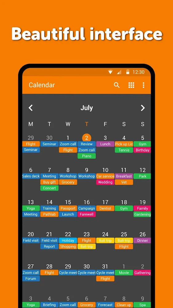 Simple Calendar Pro v6.23.0 APK + MOD (Many Feature)