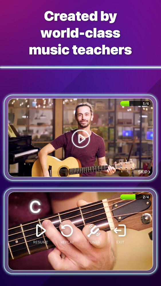 Simply Guitar by JoyTunes v2.4.9 MOD APK (Premium Subscribed)