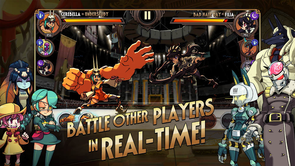 Skullgirls v4.8.0 MOD APK (Frozen Enemies/Free Skills)