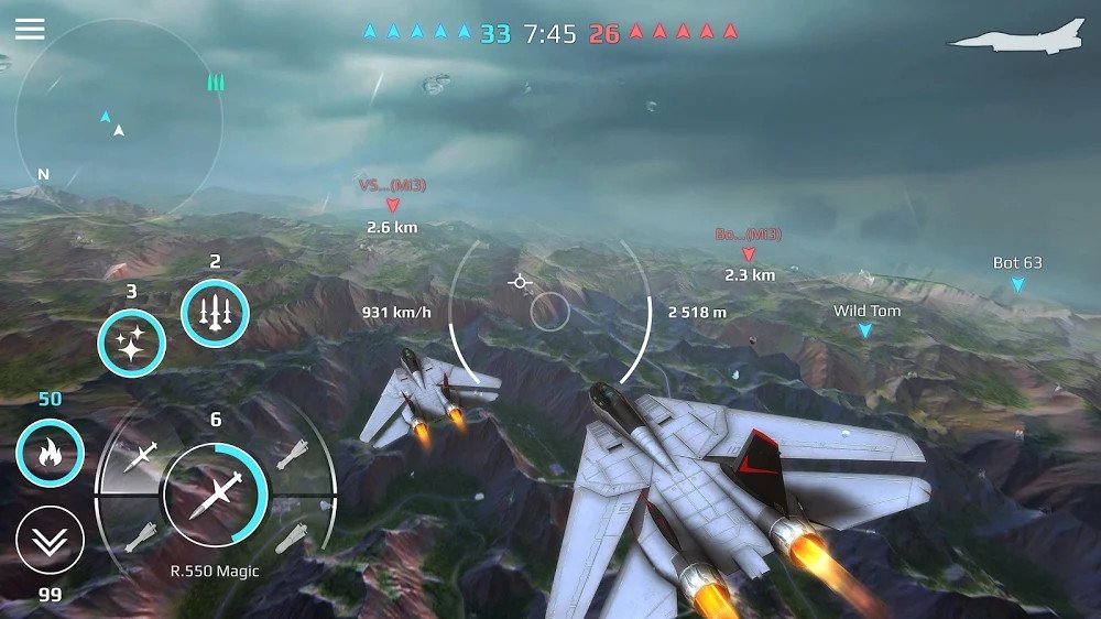 Sky Combat v8.0 MOD APK + OBB (Unlimited Ammo) Download for Android