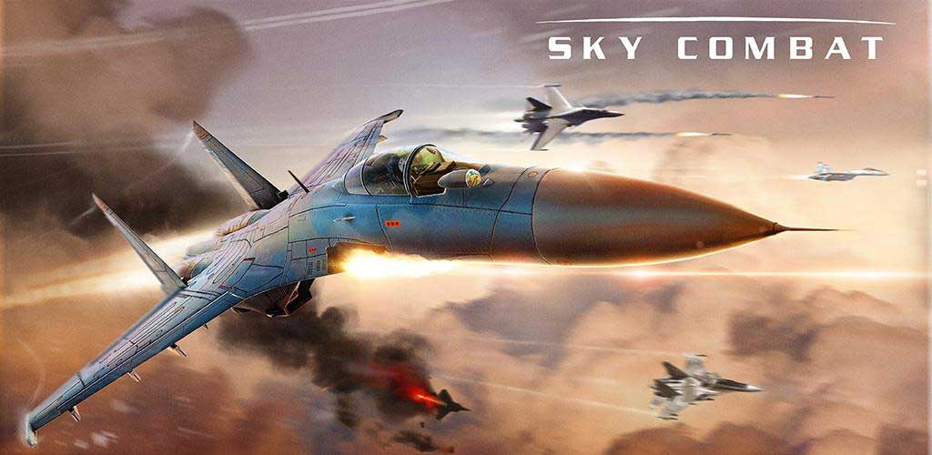 Sky Combat: war planes 8.0 Apk + Mod (Missiles) + Data Android