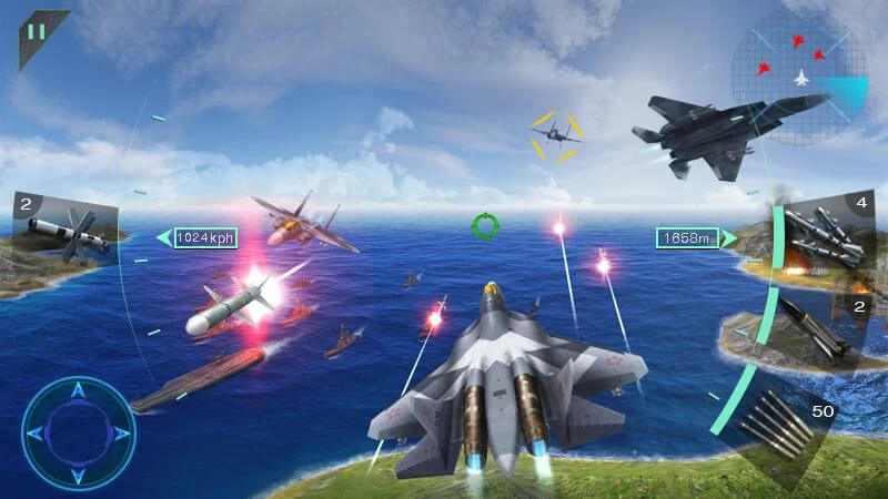 Sky Fighters 3D v2.6 MOD APK (Unlimited Money)