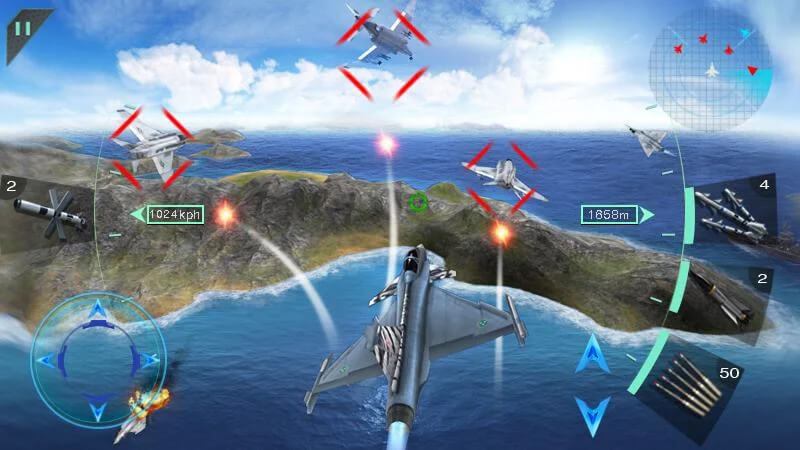 Sky Fighters 3D v2.6 MOD APK (Unlimited Money)