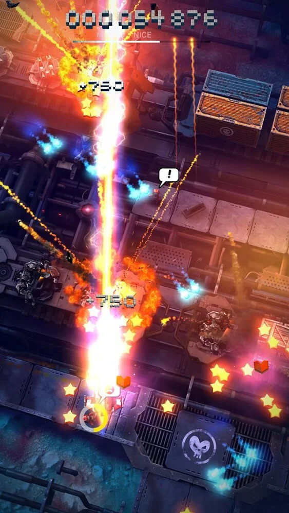 Sky Force Reloaded v1.100 MOD APK (Mega Menu, God Mode, Infinite Laser Skill)