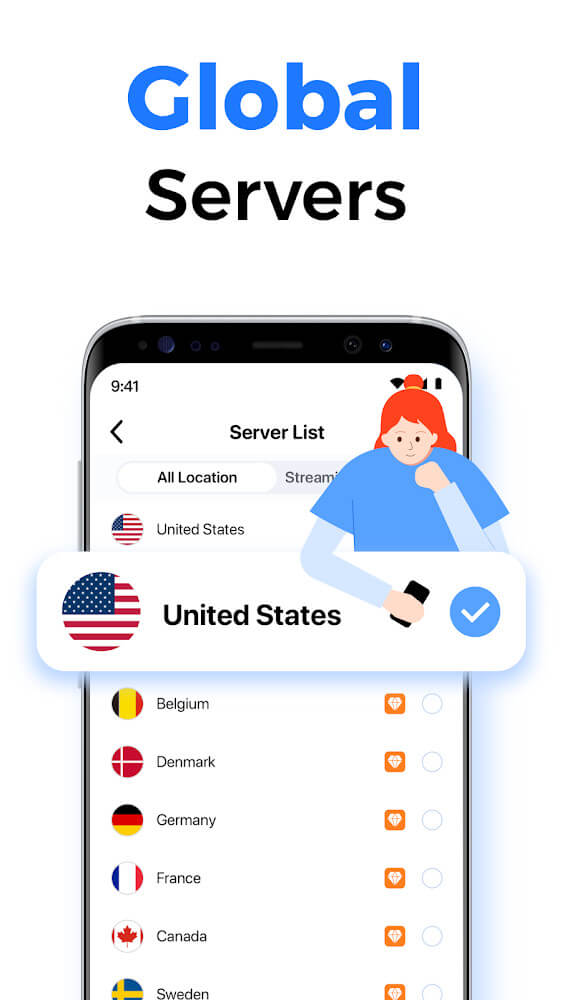 SkyVPN v2.4.6 MOD APK (Premium Unlocked)