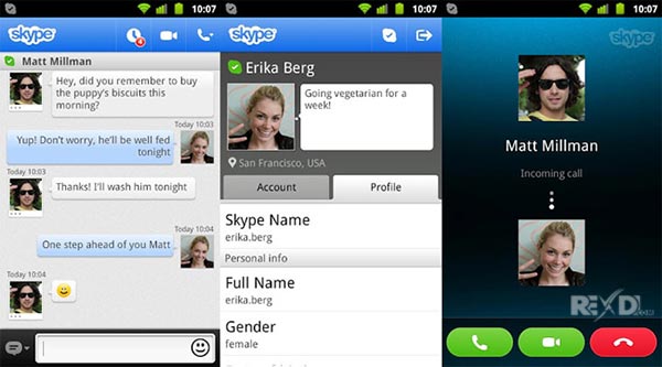 Skype – free IM & video calls 8.28.0.41 Apk + Ad-Free for Android