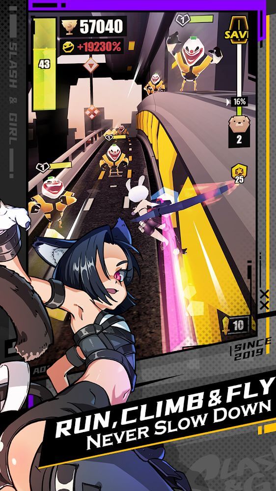 Slash and Girl v1.99.8.9001 MOD APK (God Mode, One Hit)