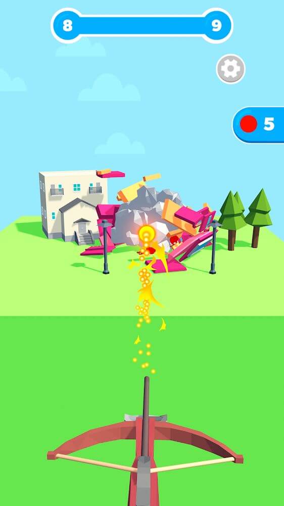 Slingshot Smash v1.6.25 MOD APK (Unlimited Money, Unlocked, No ADS)