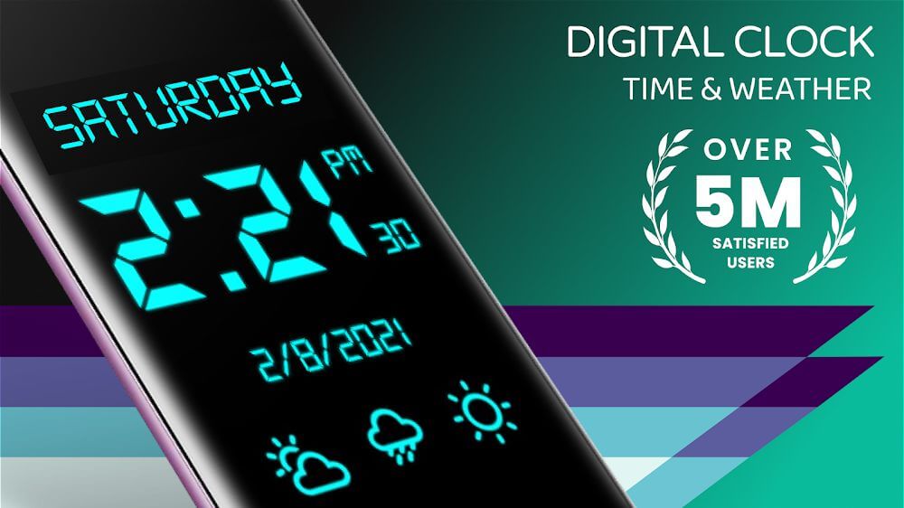 SmartClock - LED Digital Clock v10.1.0 APK + MOD (VIP Unlocked)