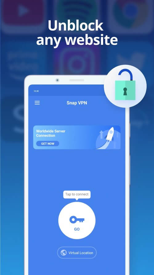 Snap VPN v4.7.5 MOD APK (Premium Unlocked)