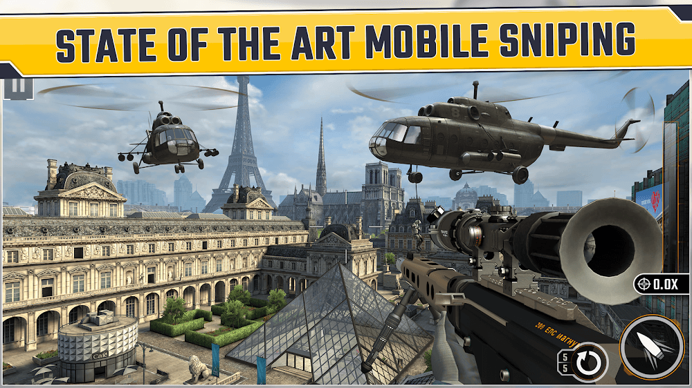 Sniper Strike v500181 MOD APK (God Mode, Unlimited Ammo)