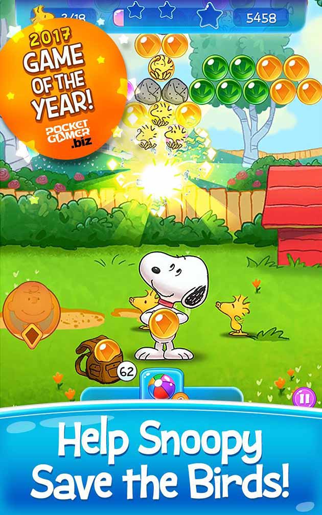 Snoopy POP MOD APK 1.75.001 (Unlimited Life)