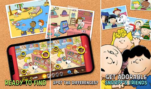 Snoopy Spot the Difference 1.0.60 Apk + Mod (Life) for Android