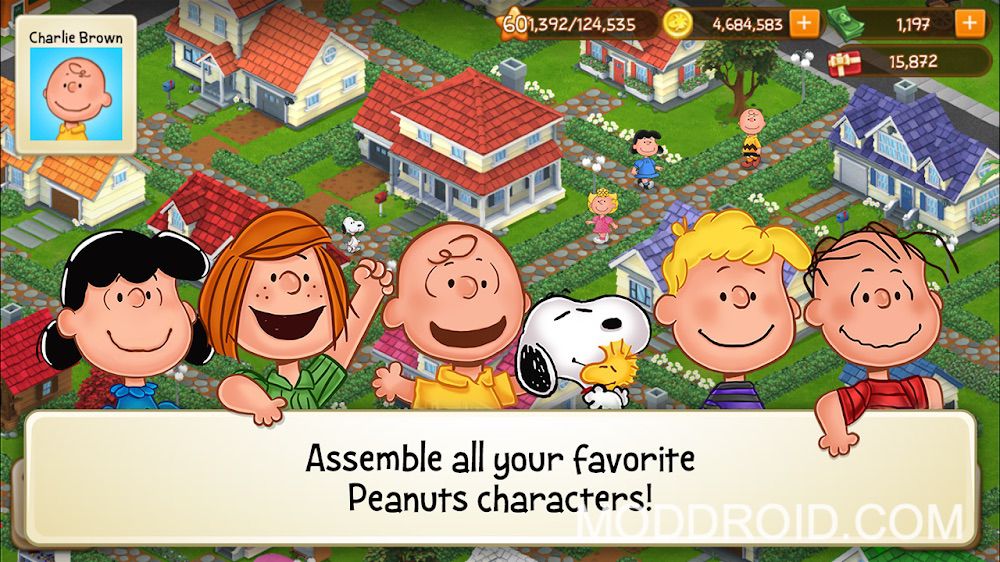 Snoopy's Town Tale v3.9.2 MOD APK (Unlimited Money)