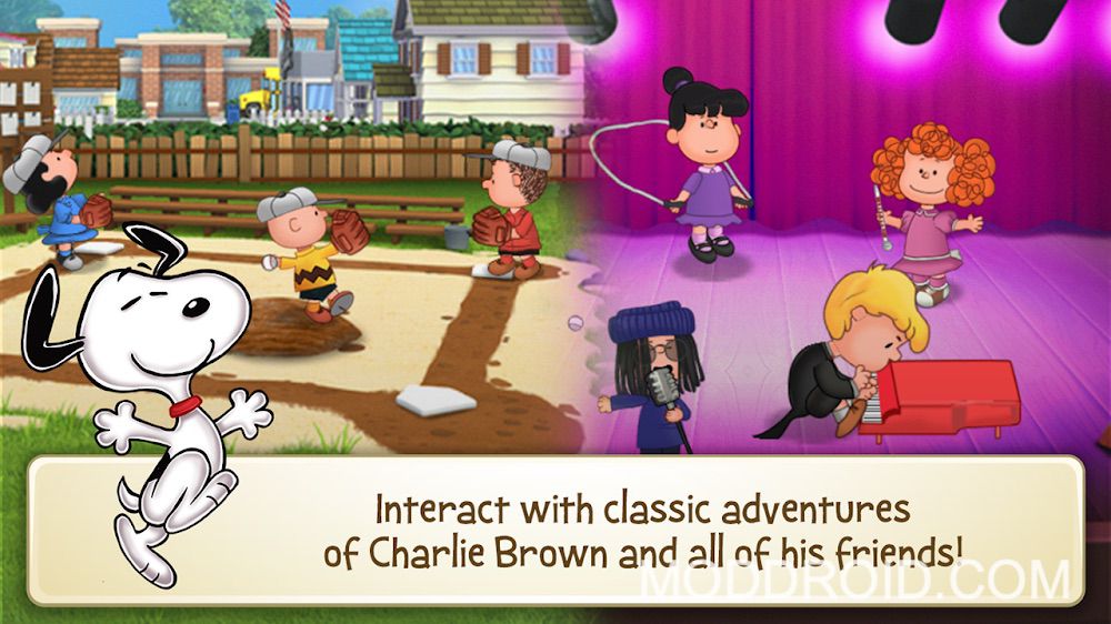 Snoopy's Town Tale v3.9.2 MOD APK (Unlimited Money)