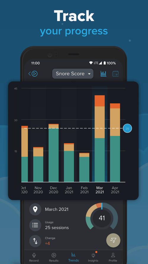 SnoreLab v2.19.2 MOD APK (Premium Unlocked)