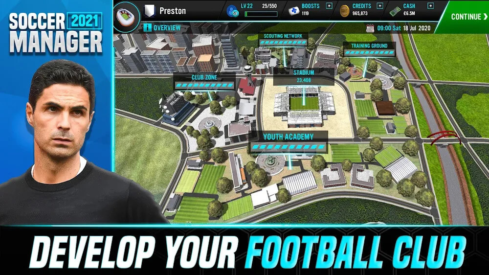 Soccer Manager 2021 v2.1.1 APK + MOD (No ADS/Free Kits Receive)