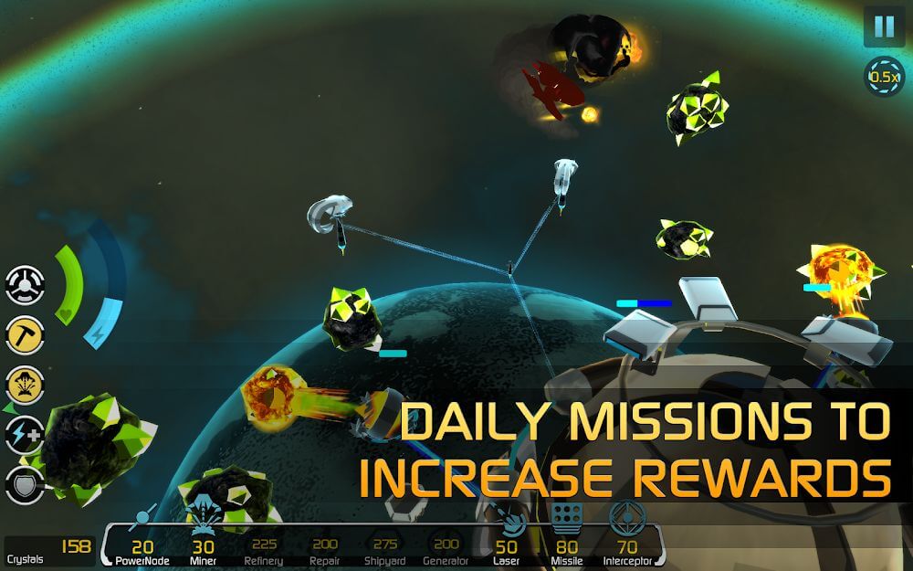 Solar Siege v1.9.3 MOD APK (Unlimited Bucks, Gems, Crystals)