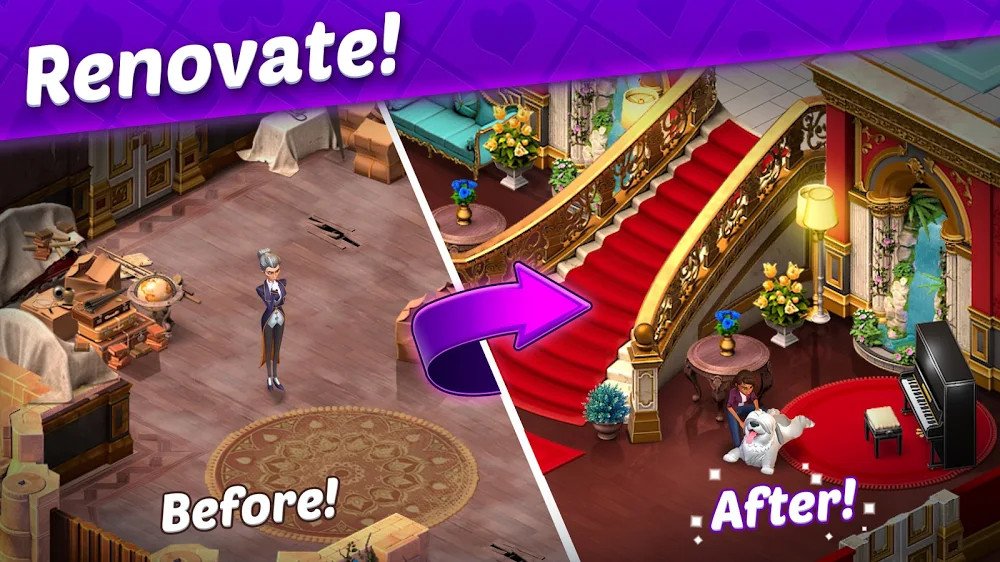 Solitaire Story - Ava's Manor v25.0.3 MOD APK (Unlimited Live/Boosters)