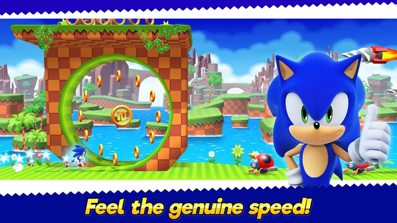 Sonic Runners Adventure MOD APK 1.0.1a (Paid for free)