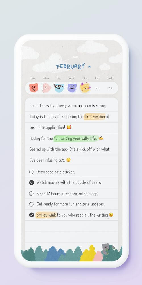 Soso Note - daily journal v1.7.4 APK + MOD (Paid/Optimized)